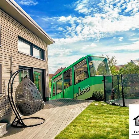 فيلا Exklusives Holzhaus Mit Bergbahn - Baden-Baden Im Schwarzwald المظهر الخارجي الصورة